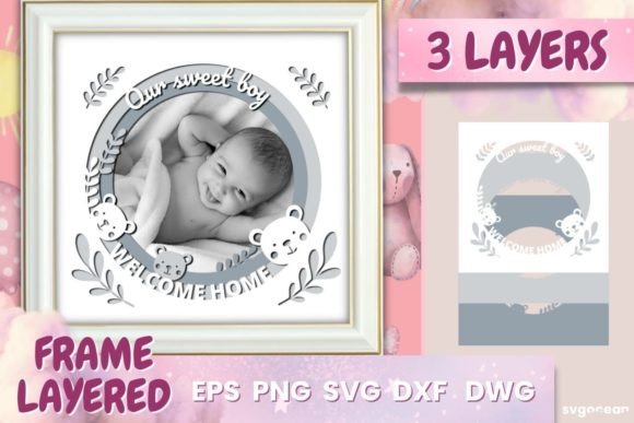 Download Layered Photo Frame Printable Svg - Printable svg Collection