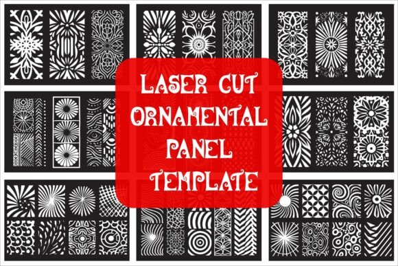 Download Laser Cut Elegant Ornamental Panel - Premium Resources