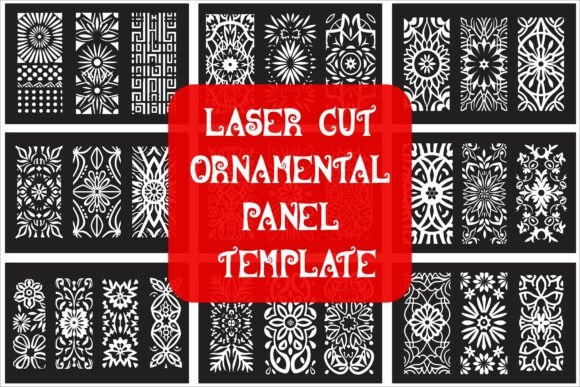 Download Laser Cut Elegant Ornamental Panel - Premium Bundle