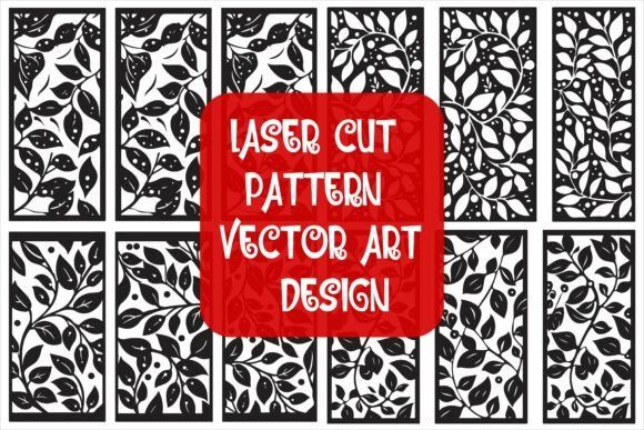 Download Elegant Laser Cut Pattern Vector Art - Premium Bundle