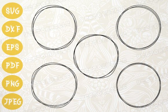 Download Hand-Drawn Circle Frame SVG Bundle - Circle frame Collection